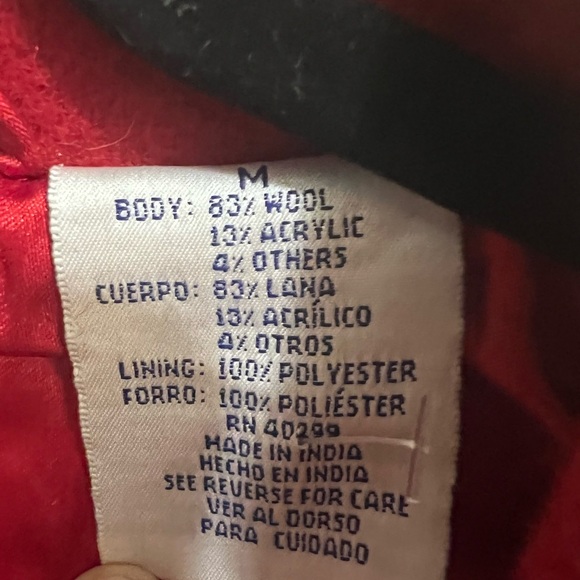 Vintage Dark Red Erika & Co. Jacket 83% Wool - Picture 6 of 6
